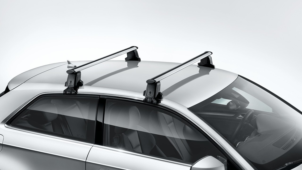 IRON2 compatibili con AUDI A3 SPORTBACK dal 2013 al 2020 portapacchi in acciaio per auto senza railing sul tetto Barre portatutto FARAD BS 
