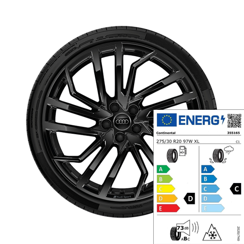 Ruote complete WINTER 275/30 R20 97W RS4 RS5